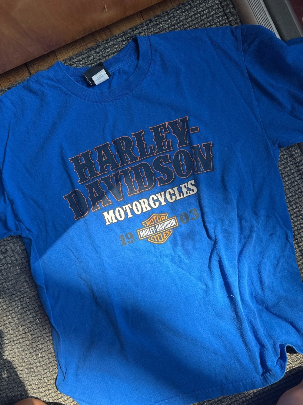 Harley-Davidson Royal Blue Short Sleeve Logo Tee
